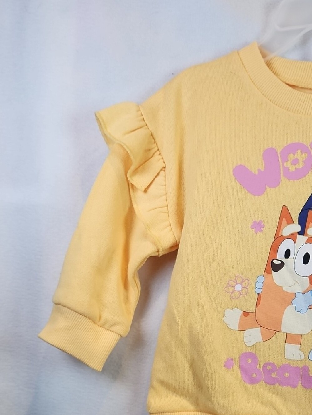 Bluey Girls Yellow & Blue 2pc 'Wow So Beautiful' Bluey Kids Set - Picture 7 of 13